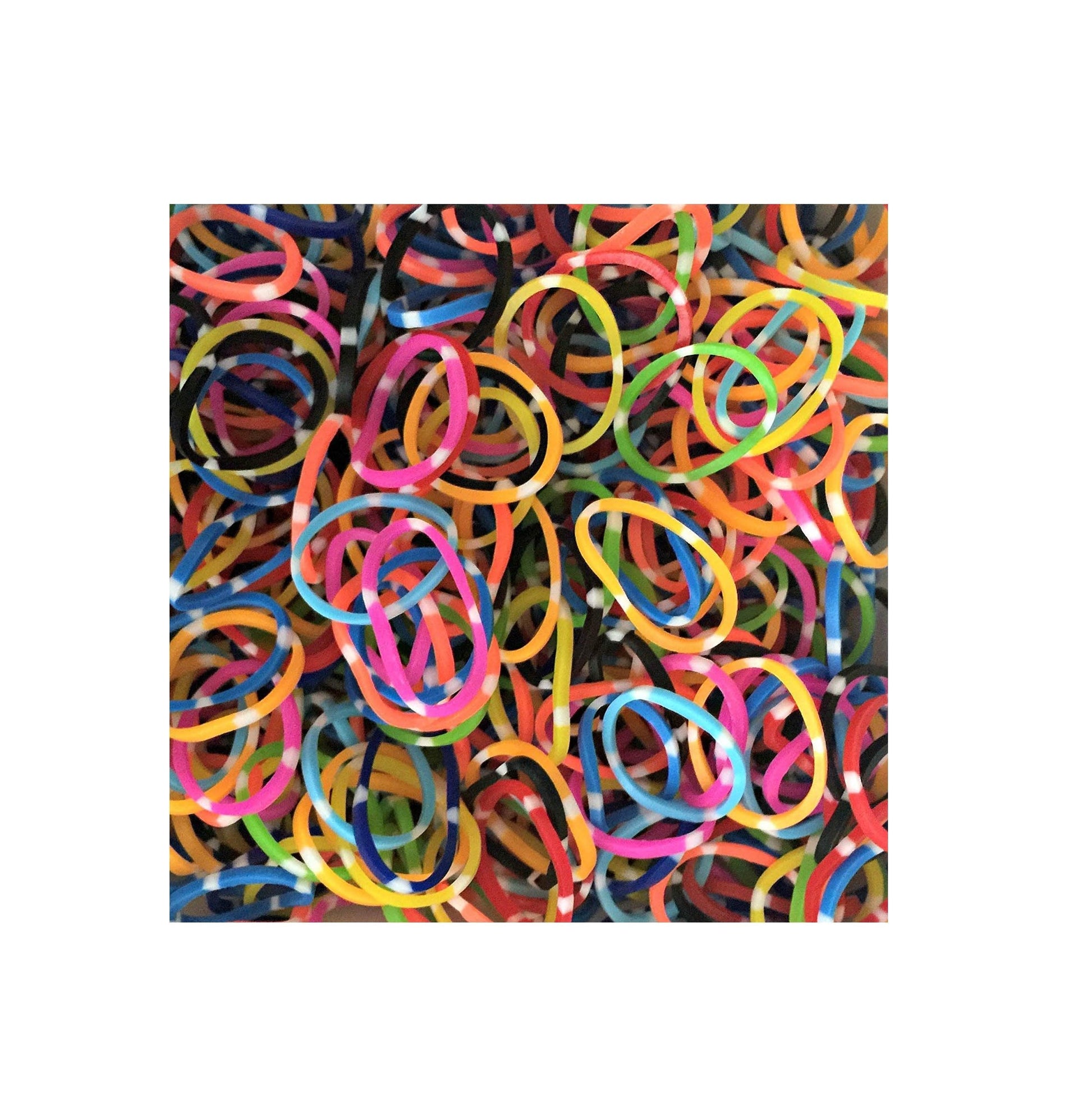 400Pack Colourful Mini Elastic Rubber Hair Bands Assorted Colours