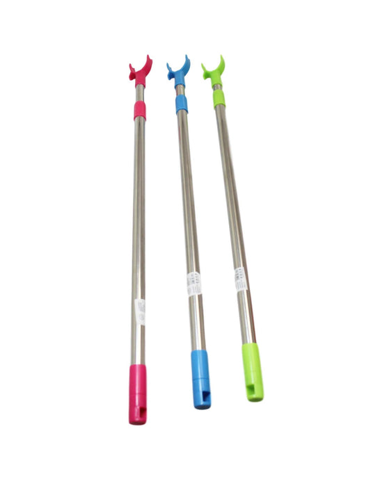 Adjustable Clothes Drying Rack Pole Assorted Colors