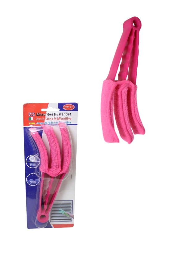 3in1 Washable Microfiber Window Blinds Duster Assorted Colors