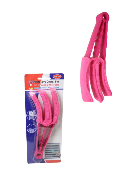 3in1 Washable Microfiber Window Blinds Duster Assorted Colors