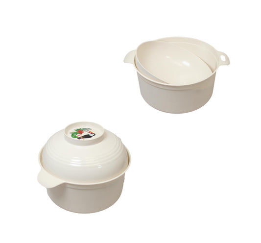Multipurpose Kitchen Plastic Bowl with Lid 17 x 8cm