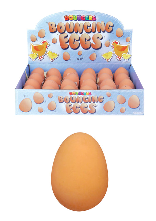 Kids Bouncy Rubber Jet Egg Ball Indoor Outdoor Toy