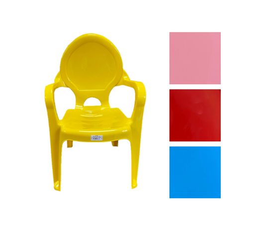 Colorful Plastic Star Childrens Arm Chair Assorted Colors