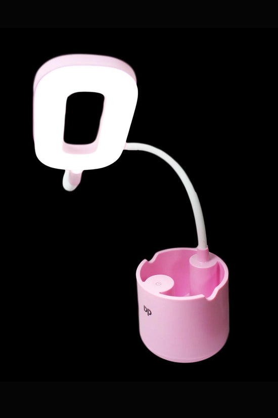Versatile LED Desk Lamp with Stationery Organizer and Night Light Functionality