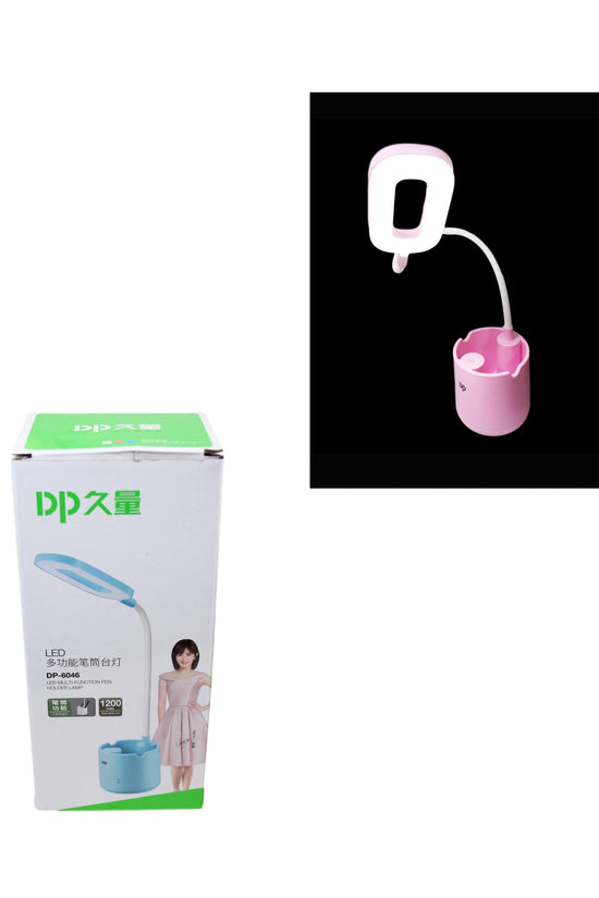 Versatile LED Desk Lamp with Stationery Organizer and Night Light Functionality