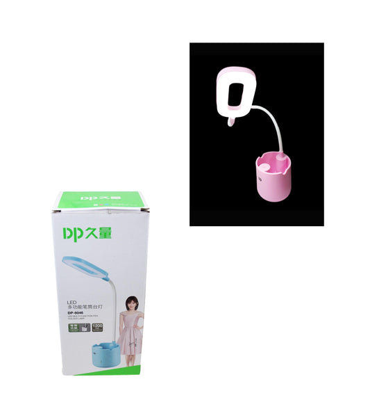 Versatile LED Desk Lamp with Stationery Organizer and Night Light Functionality
