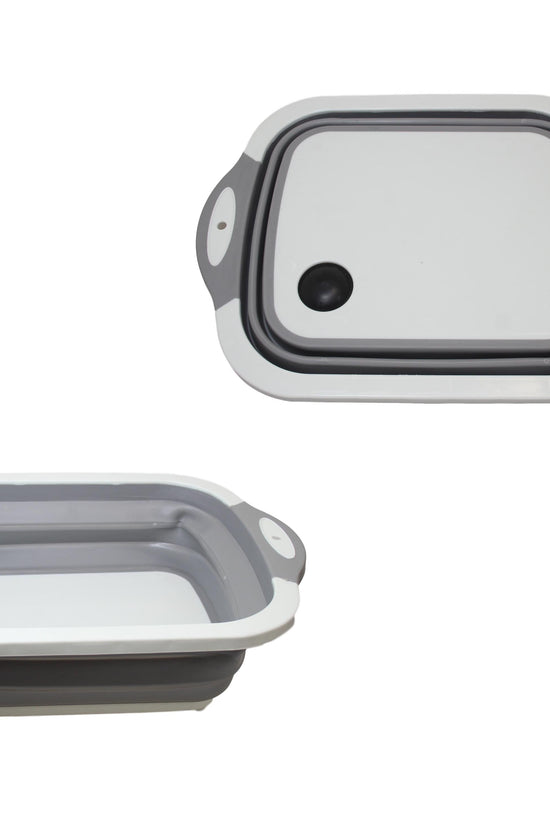 3 in 1 Collapsible Chopping Board Wash Basin Basket Convenient Kitchen Tool