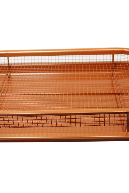 Copper Crispy Oven Tray Set of 2 Baking Pan Combo