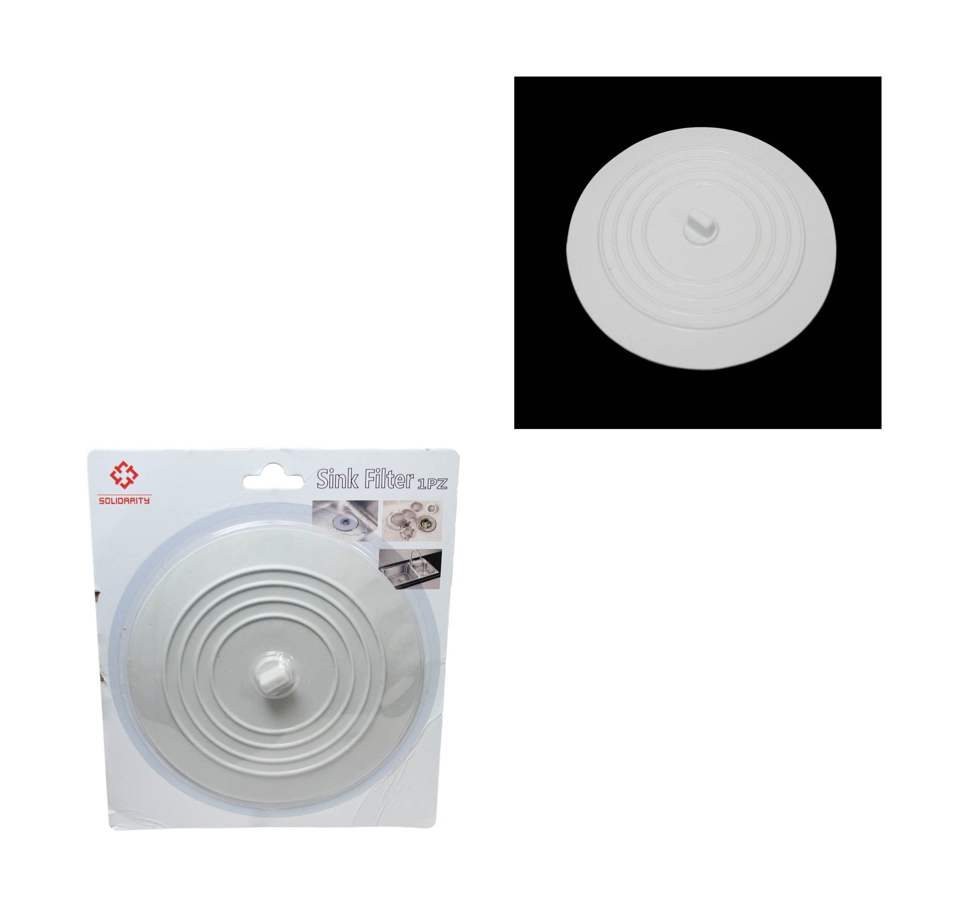 Large Silicone Suction Sink Filter Kitchen Bathroom Drain Protector