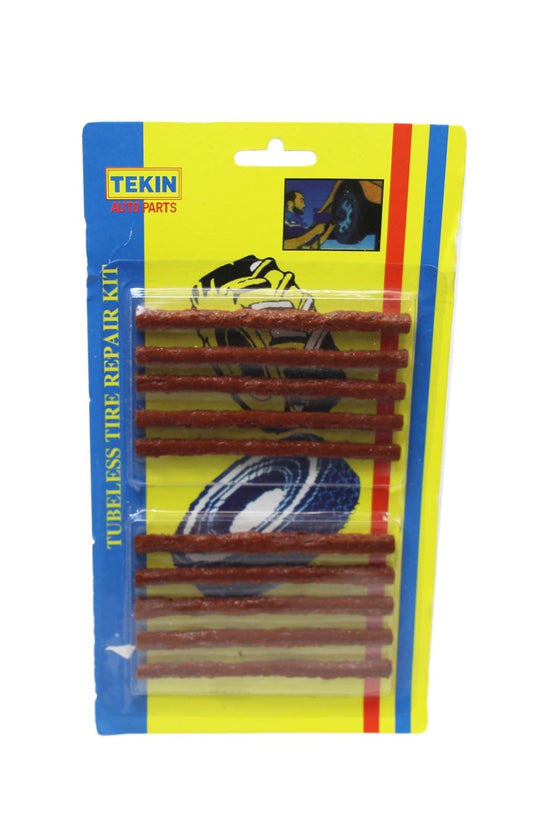 Tubeless Tyre Puncture Repair Strips DIY Outdoor Repair Kit 10 Pack