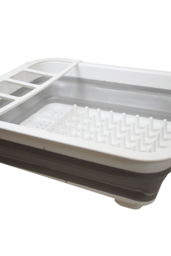 Compact Foldable Silicone Kitchen Sink Dish Drainer 36 x 30 x 10 cm