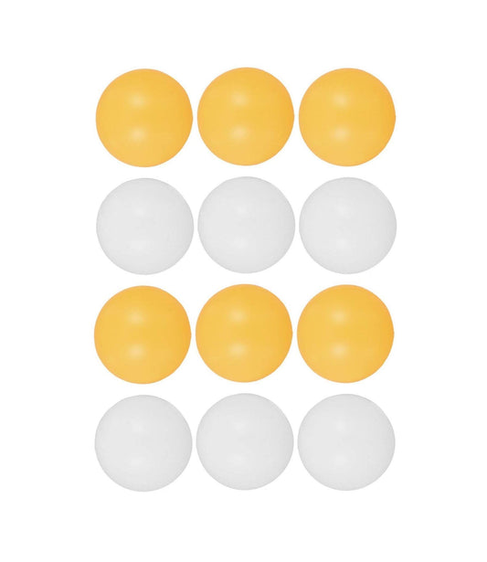 12Pack Orange White Table Tennis Ping Pong Balls Set