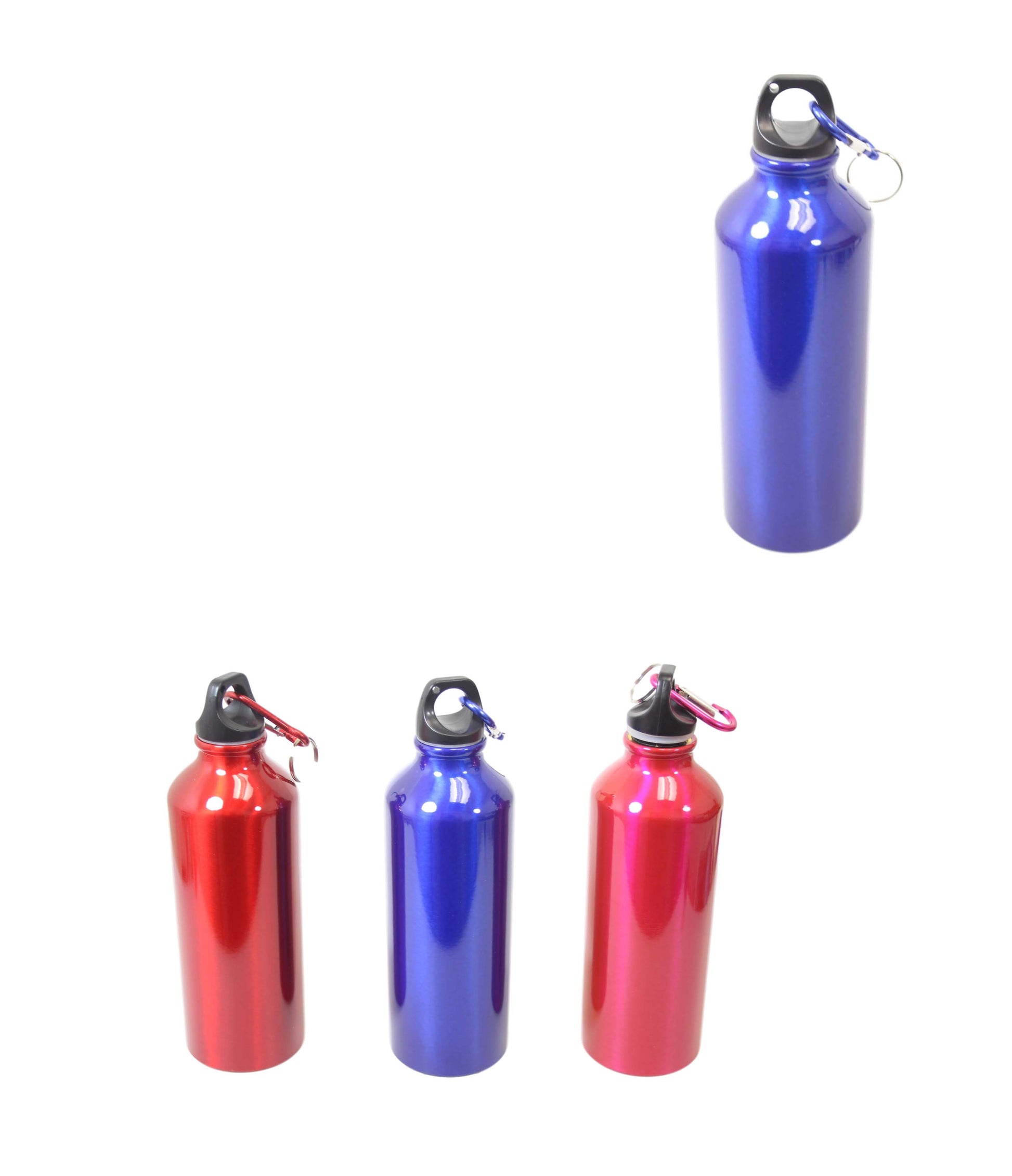 Durable Metal Gym Water Bottle Assorted Colors 18 x 65 cm