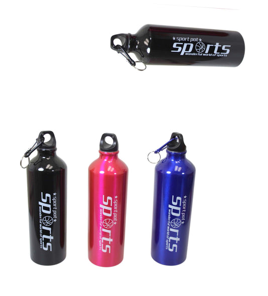 Durable Metal Gym Sports Water Bottle in Assorted Colors