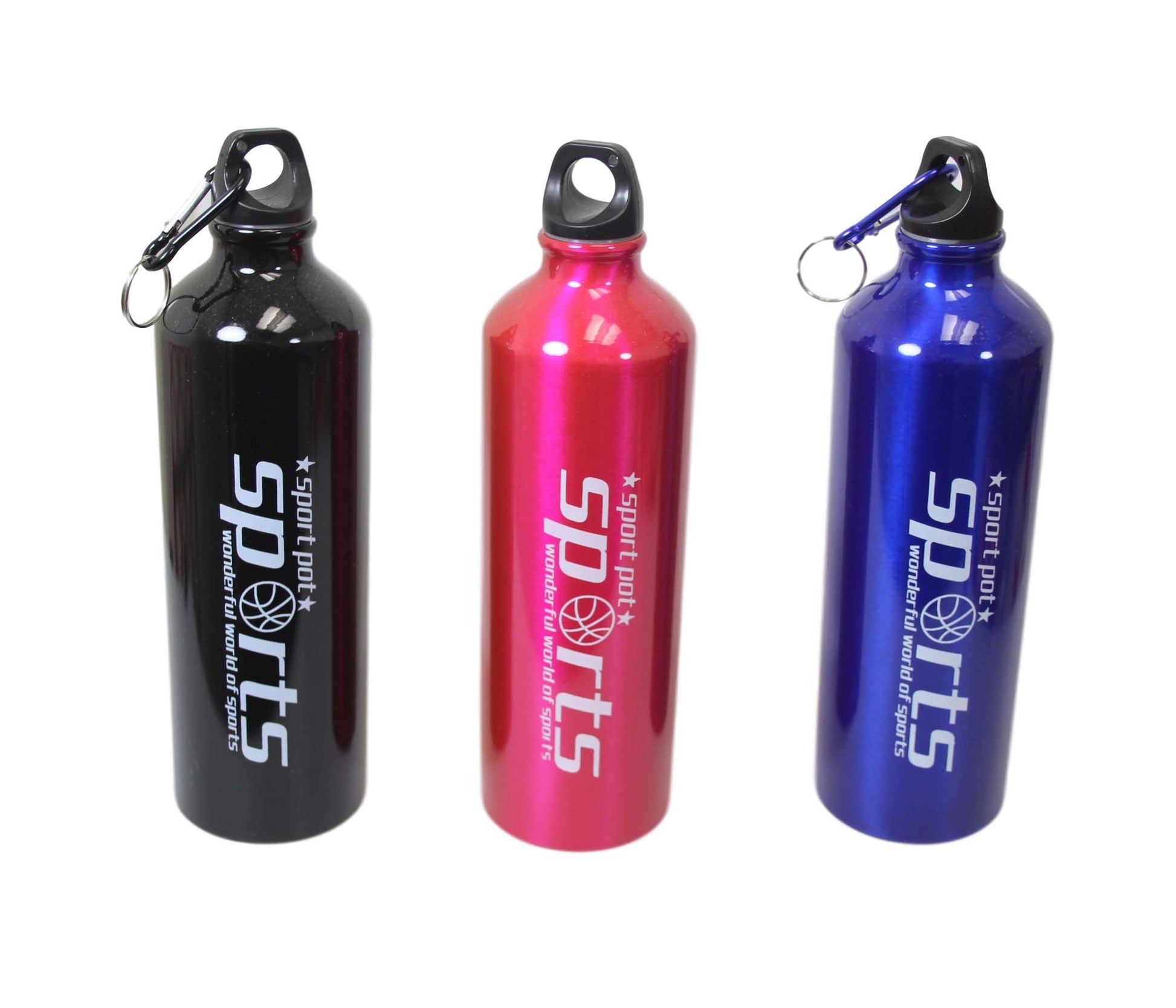 Durable Metal Gym Sports Water Bottle in Assorted Colors