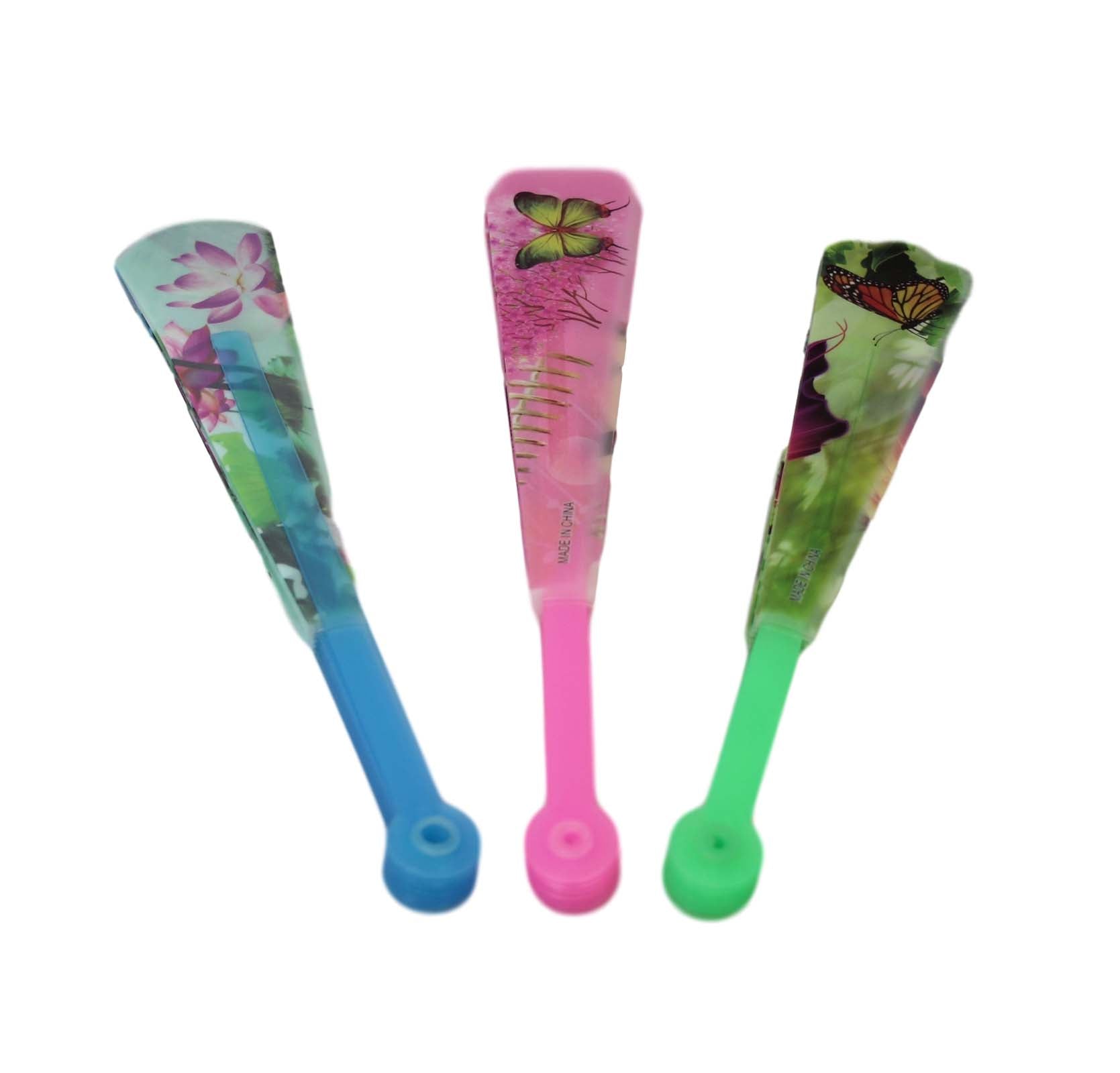 Chinese Folding Hand Fan Assorted Designs 24 x 42 cm