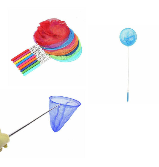 Extendable Fishing Net with Stainless Steel Handle Assorted Colors