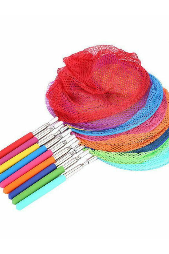 Extendable Fishing Net with Stainless Steel Handle Assorted Colors