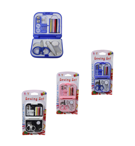 Compact Household Sewing Kit for Quick Fixes Repairs