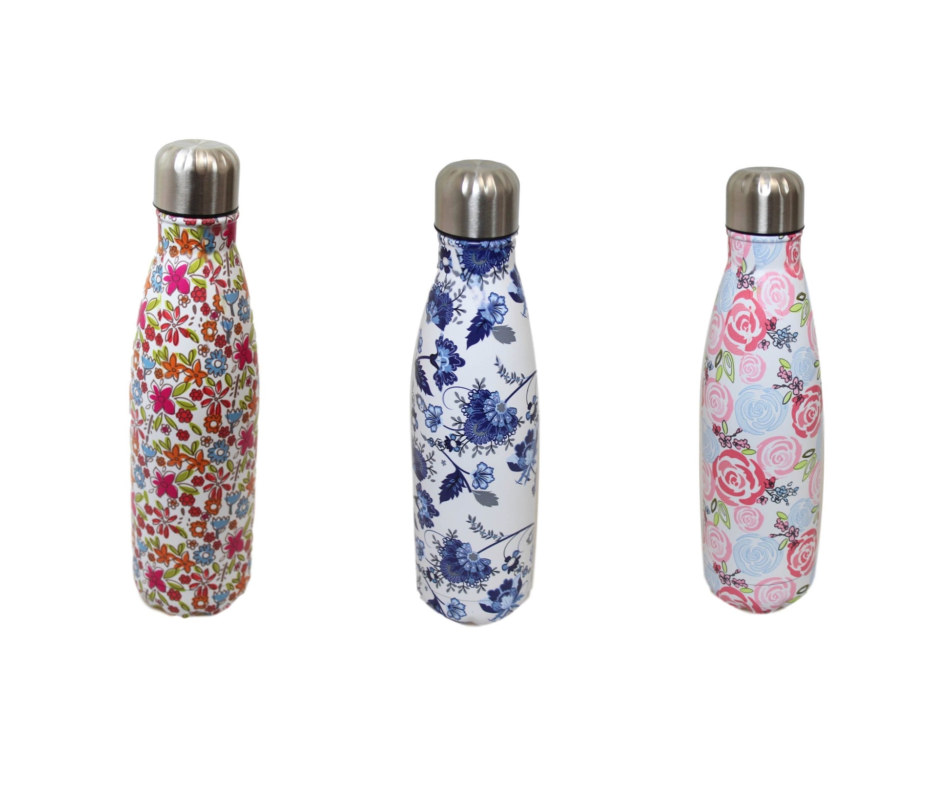 500ml Steel Thermos Drinking Flask Bottle Assorted Designs