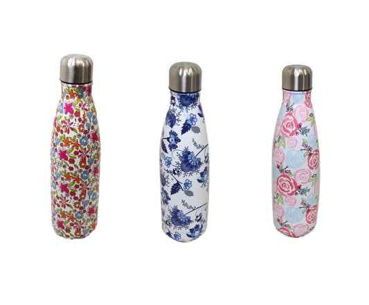500ml Steel Thermos Drinking Flask Bottle Assorted Designs