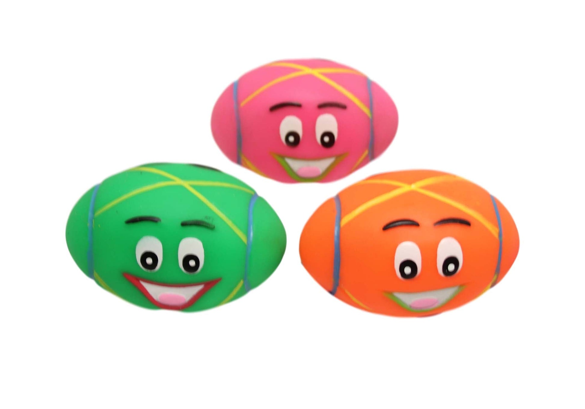 Interactive Squeaky Dog Toy Ball Assorted Colors 6 cm