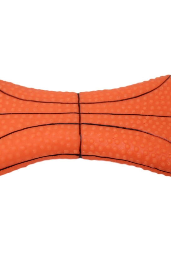 Interactive Pet Dog Toy Squeaky Bone with BasketballRugby Design
