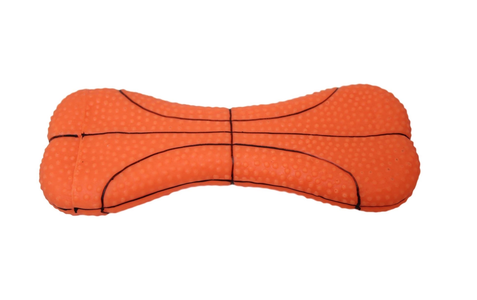 Interactive Pet Dog Toy Squeaky Bone with BasketballRugby Design