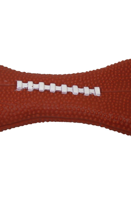 Interactive Pet Dog Toy Squeaky Bone with BasketballRugby Design