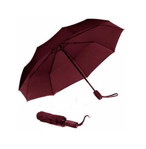 Compact Folding Umbrella with Cover Assorted Colors