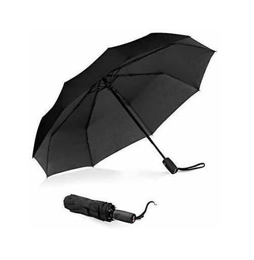 Compact Folding Umbrella with Cover Assorted Colors