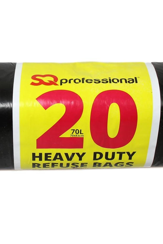 HeavyDuty 70L Refuse Sacks Bin Bags Pack of 20