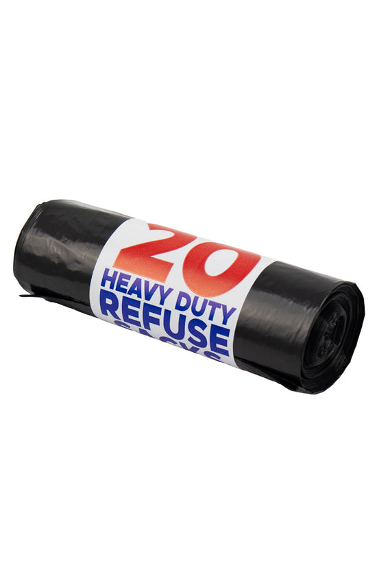HeavyDuty 70L Refuse Sacks Bin Bags Pack of 20