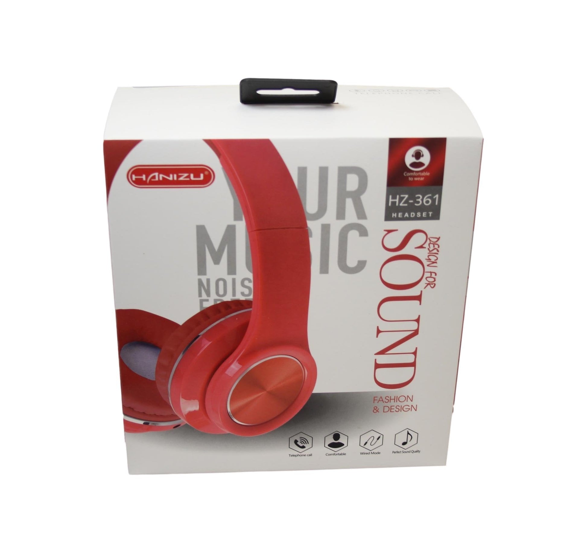 HZ Cord Wired Headphones HZ361 Premium Sound Quality