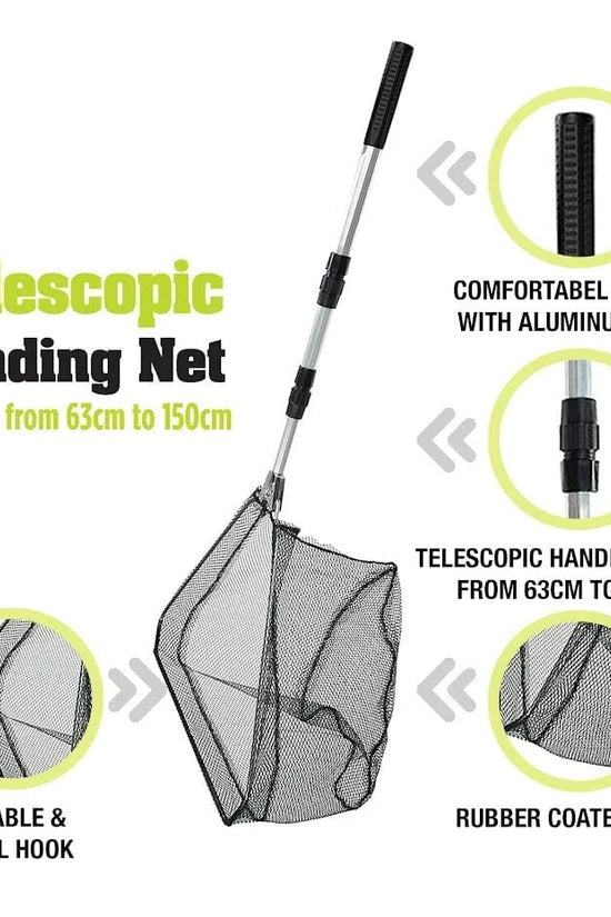 Durable Telescopic Fishing Landing Net with 11lb Loading Capacity