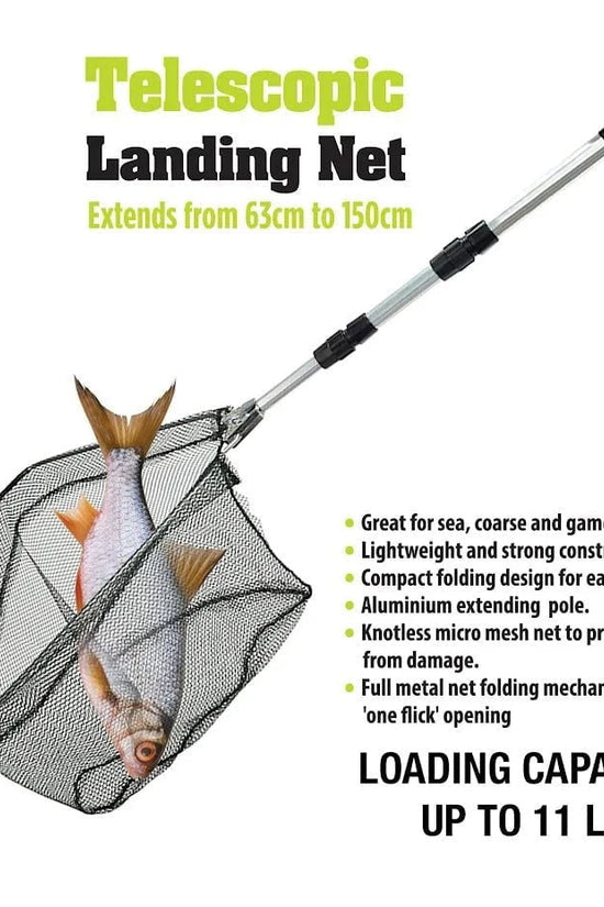 Durable Telescopic Fishing Landing Net with 11lb Loading Capacity