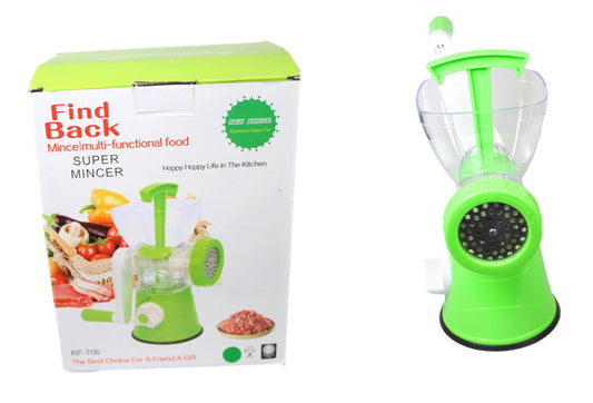 Compact MultiFunctional Food Mincer Green 588g 25x105cm