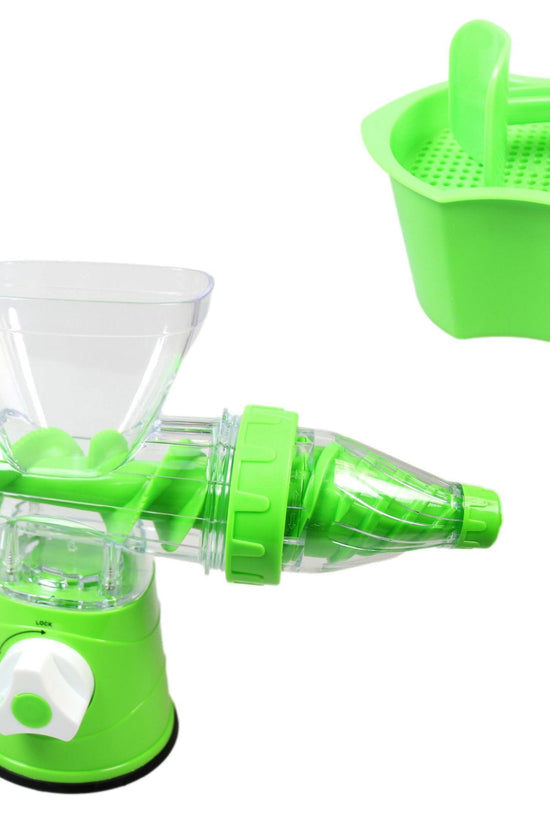 Compact Plastic Juicing Machine for Fresh Fruit and Vegetables