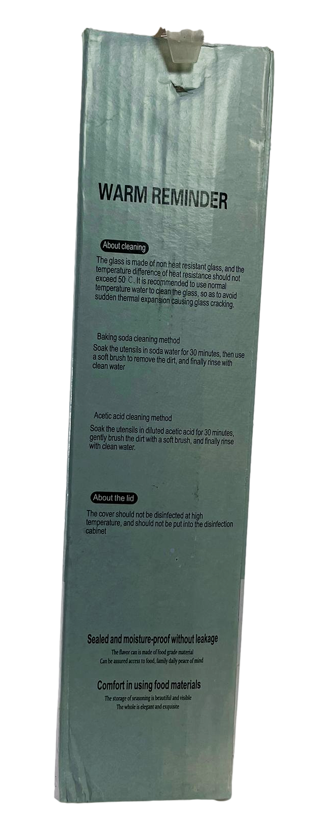 Glass Seasoning Spice Oil Vinegar Bottle Set of 3