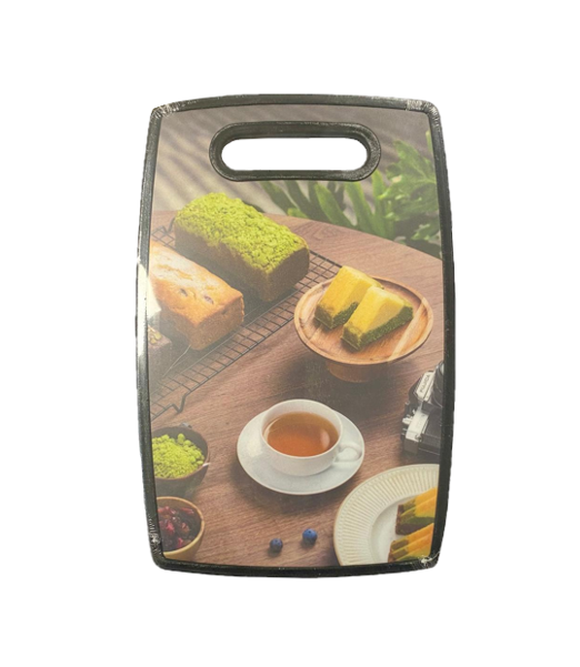 Stylish Printed Plastic Kitchen Chopping Board 198 x 298 cm