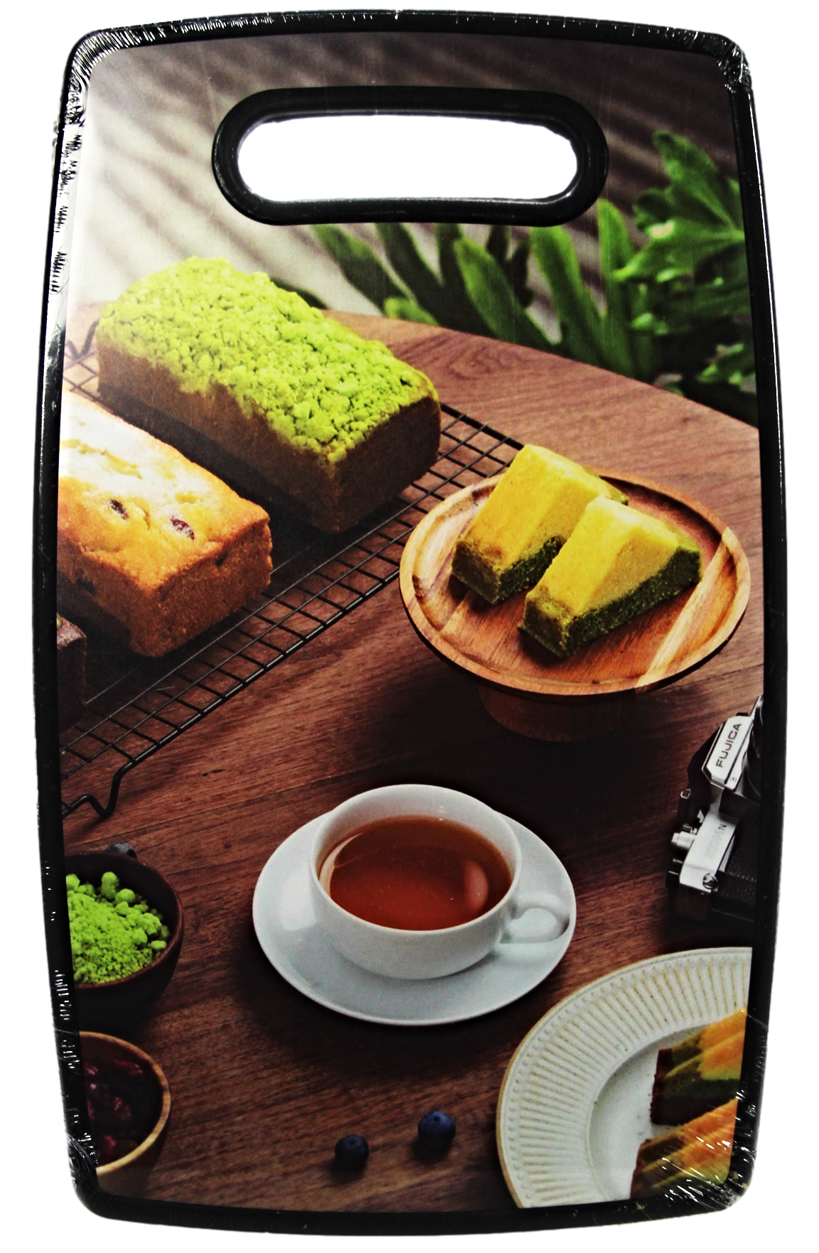 Durable Plastic Kitchen Chopping Board with Stylish Printed Design