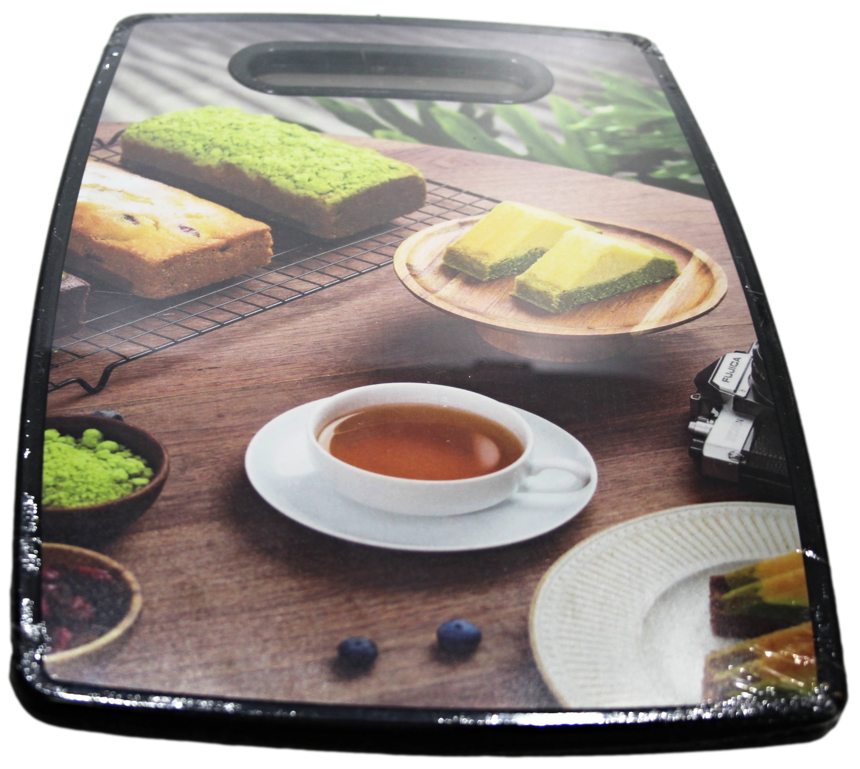 Durable Plastic Kitchen Chopping Board with Stylish Printed Design