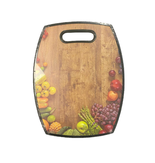 Premium Printed Plastic Kitchen Chopping Board 30 x 38 x 11 cm