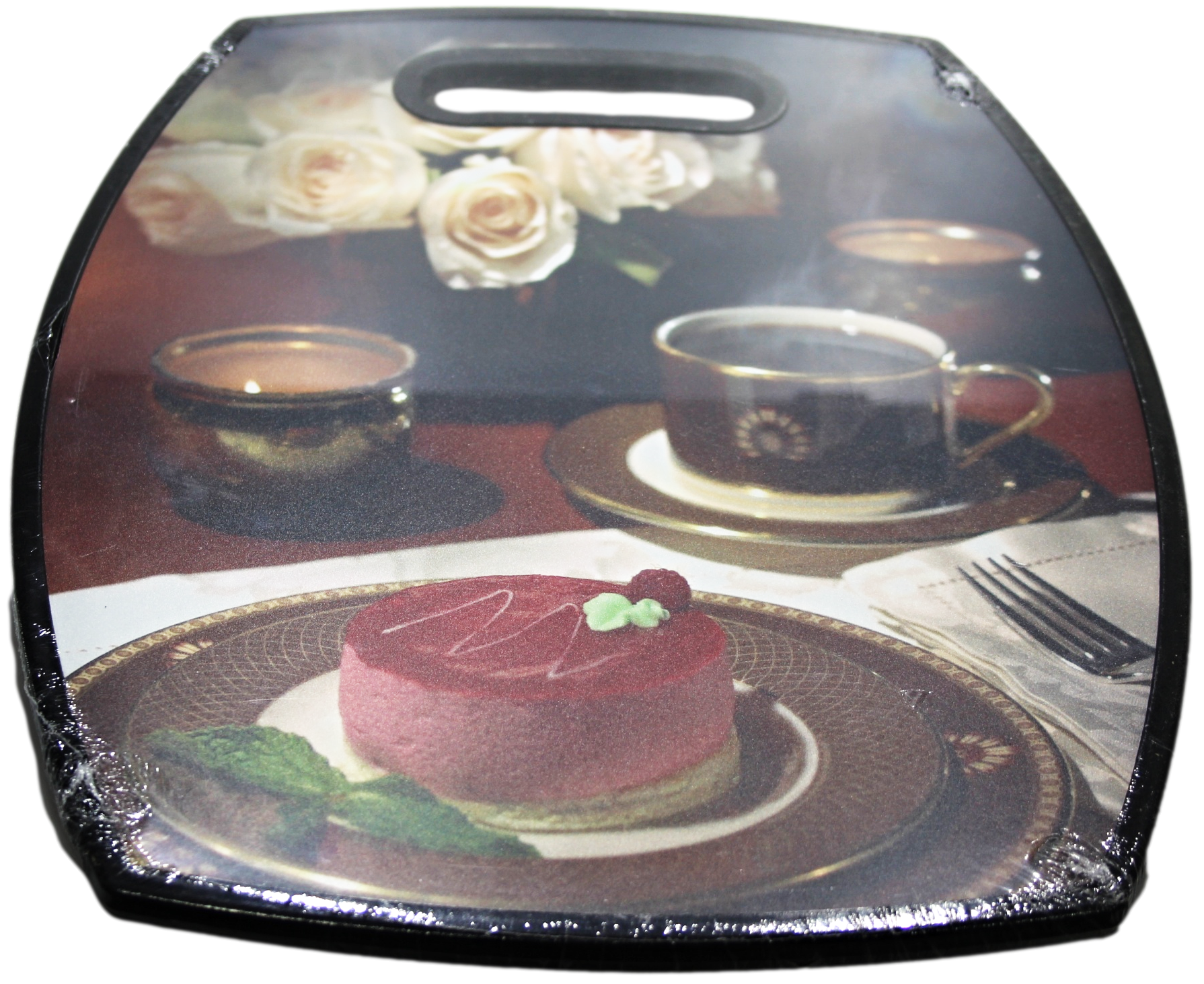 Premium Printed Plastic Kitchen Chopping Board 30 x 38 x 11 cm