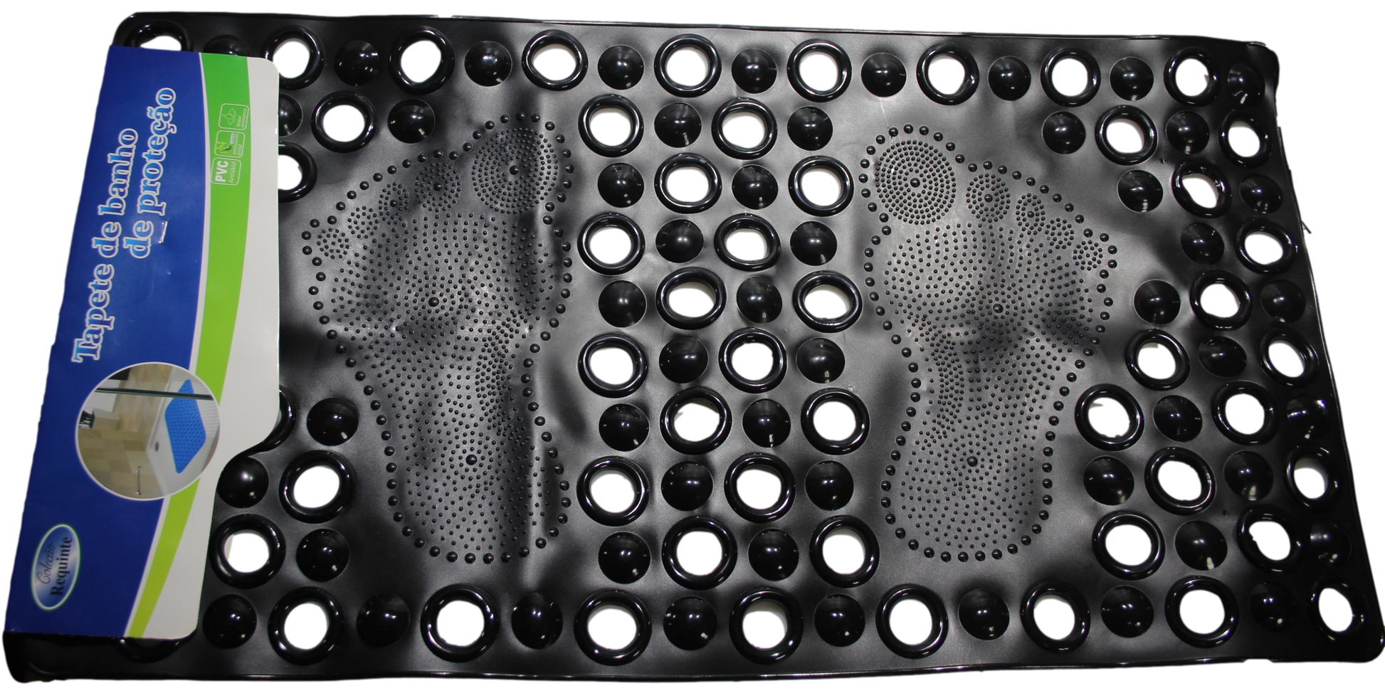 Feet Design AntiSlip Bath Mat for Shower Safety