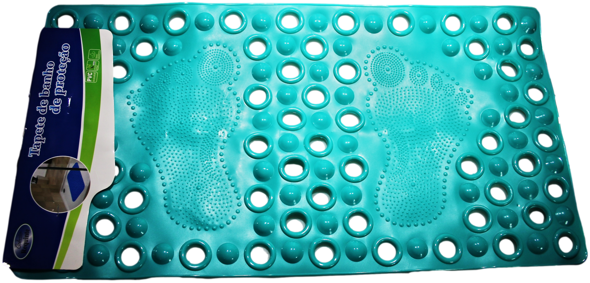 Feet Design AntiSlip Bath Mat for Shower Safety