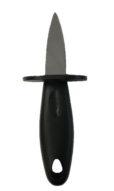Professional Stainless Steel Oyster Shucking Knife with Durable Plastic Handle