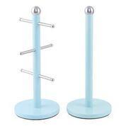 Skyline Blue Dainty Kitchen Roll Holder Mug Tree Organizer