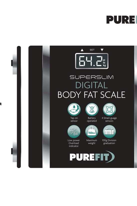 Smart Square Digital Bathroom Body Fat Weighing Scale 28x28cm