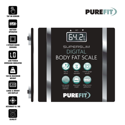 Smart Square Digital Bathroom Body Fat Weighing Scale 28x28cm